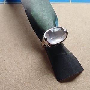 Ross Simons sterling silver rose quartz ring 6